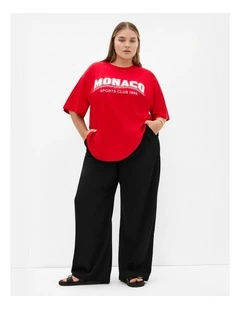 Laid Back Monaco Tee in Red