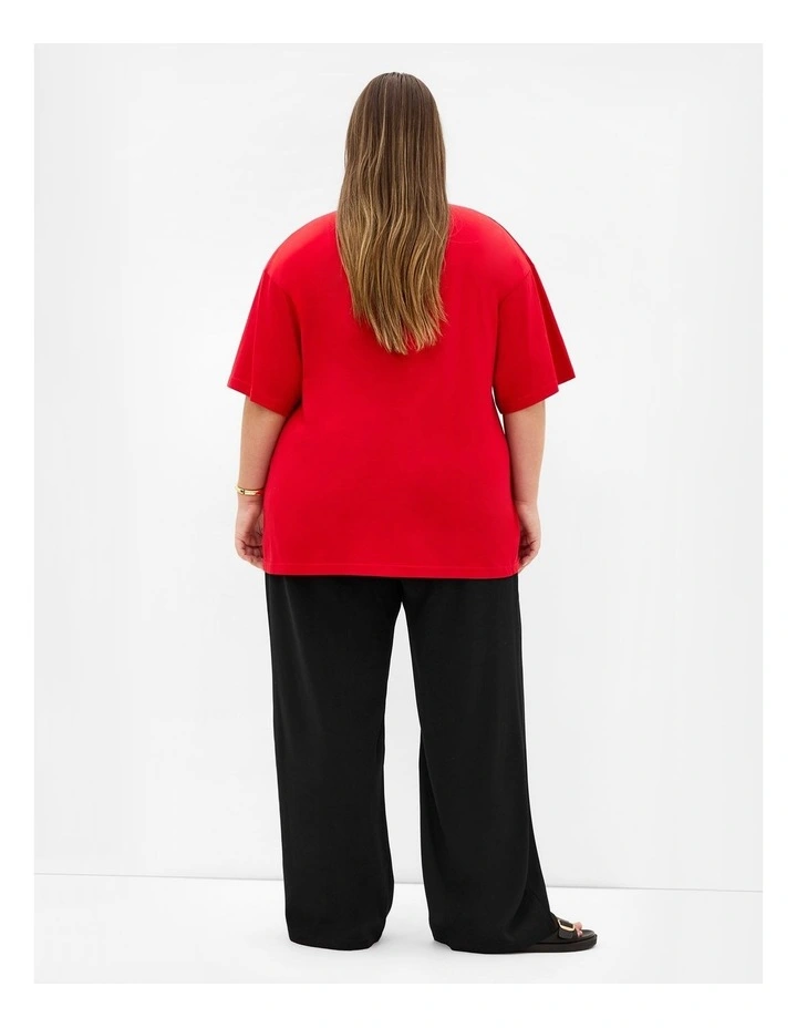Laid Back Monaco Tee in Red image 2