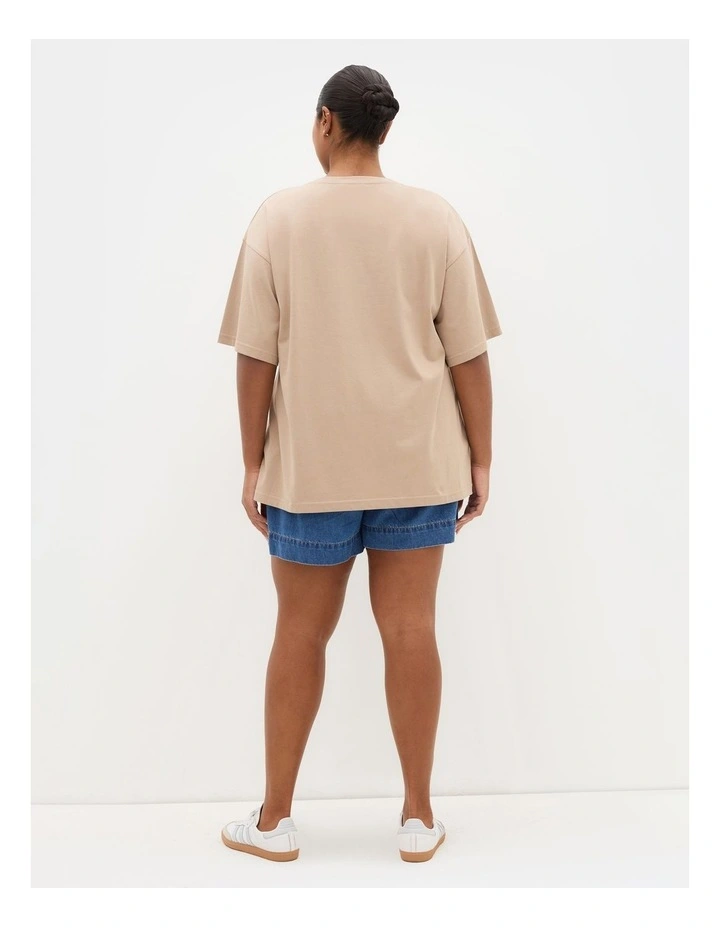 Laid Back Cali Tee in Stone image 2