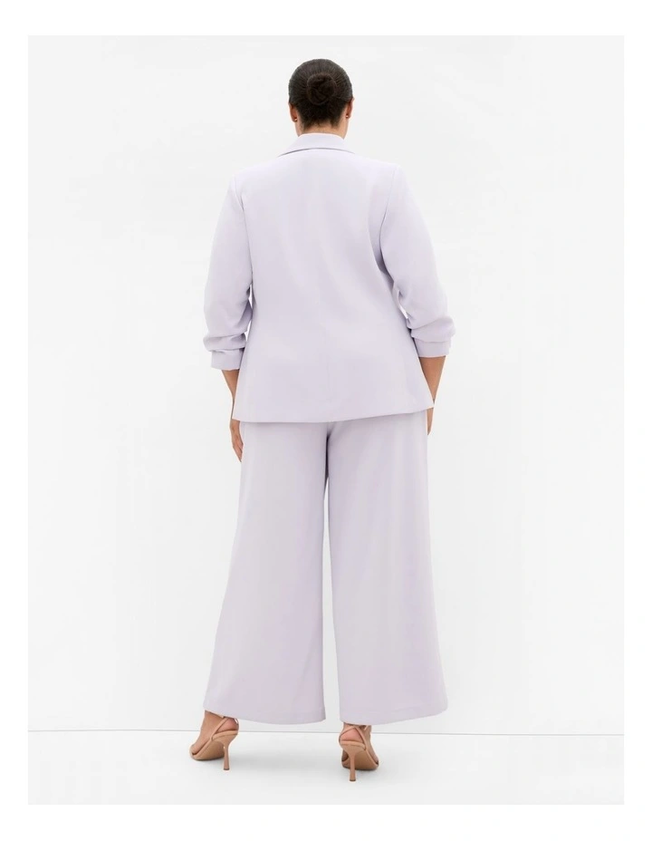 Abbie Fully Lined Wide Leg Pant in Lilac image 2