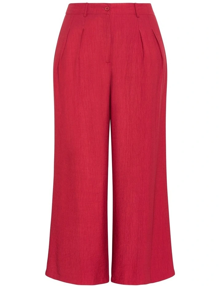 Aria Tailored Wide Leg Pant in Sienna image 4