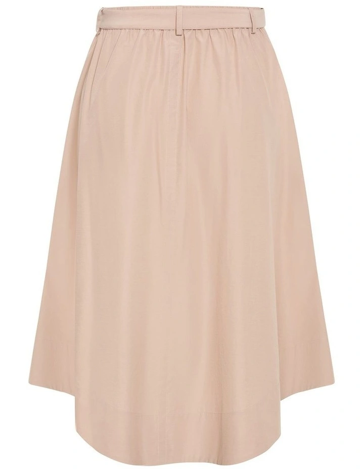 Ally Midi Skirt in Taupe image 4