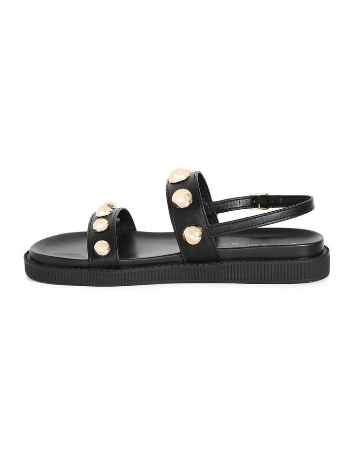 Wide Fit Wren Sandal in Black image 3