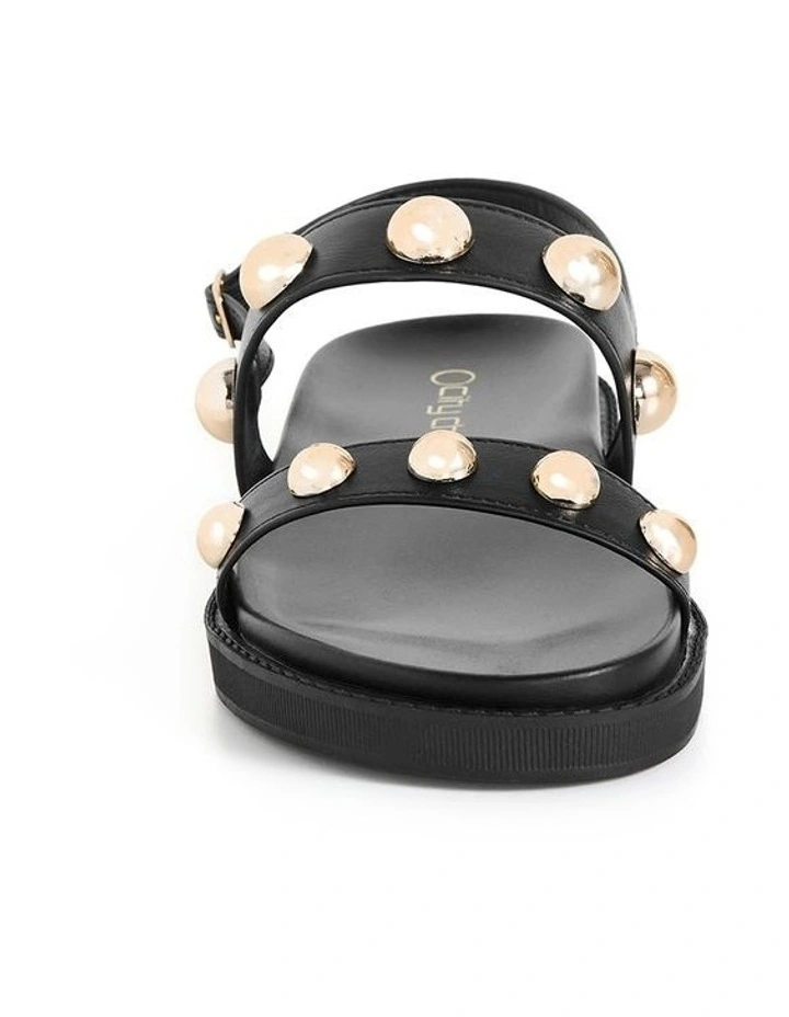 Wide Fit Wren Sandal in Black image 4