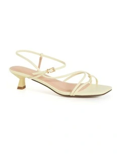 Wide Fit Stacie Heel in Lemon
