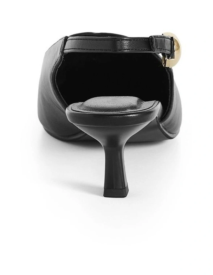 Wide Fit Alina Slingback in Black image 2