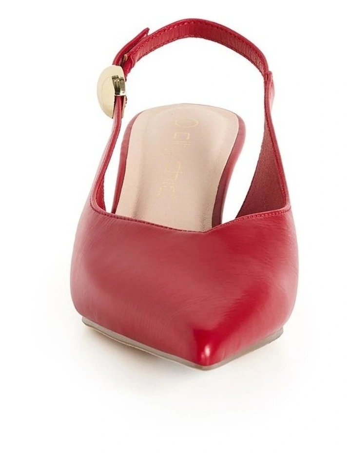 Wide Fit Alina Slingback in Cherry Red image 4