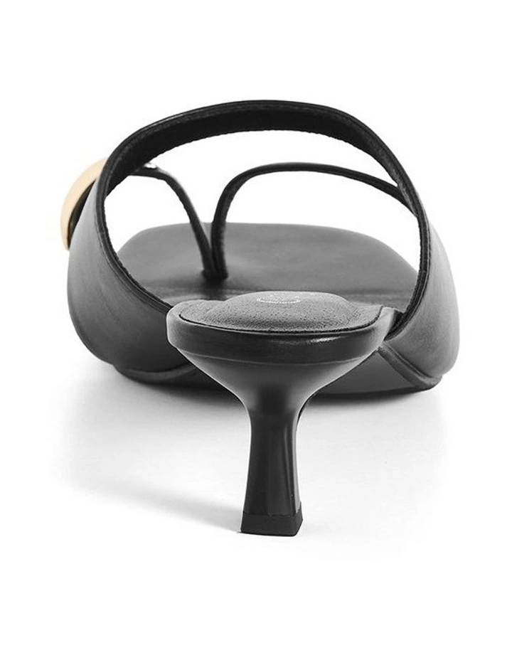 Wide Fit Muse Heel in Black image 2
