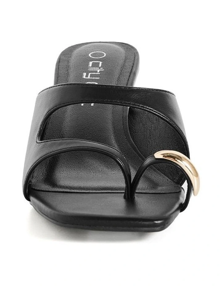 Wide Fit Muse Heel in Black image 4