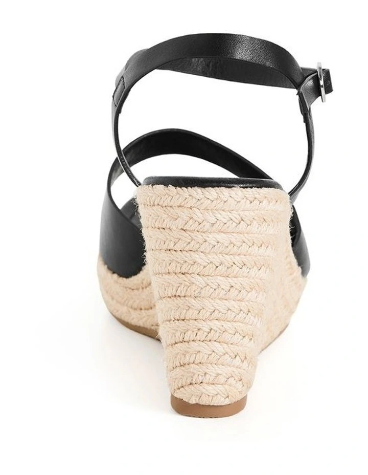 Wide Fit Suki Wedge in Black image 2