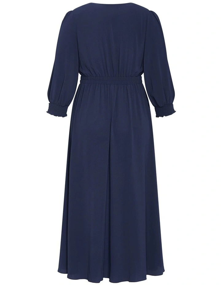 Jolene V-Neck Maxi Dress in Navy image 4
