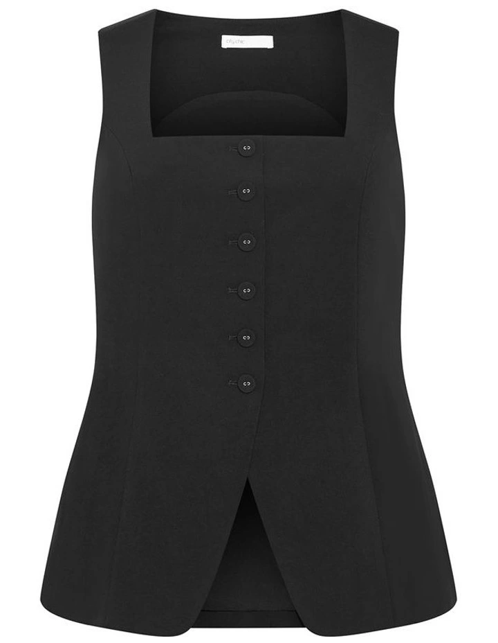 Jaz Vest in Black image 3