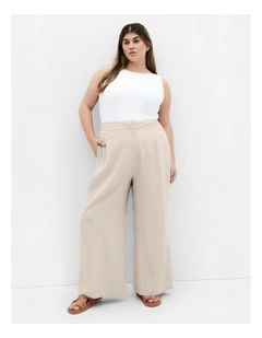 Sylvie Linen Pant in Neutral