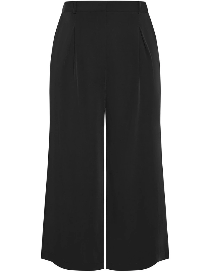 Jordan Wide Leg Petite Pant in Black image 3