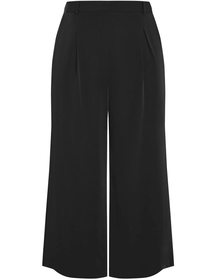 Jordan Wide Leg Petite Pant in Black image 5
