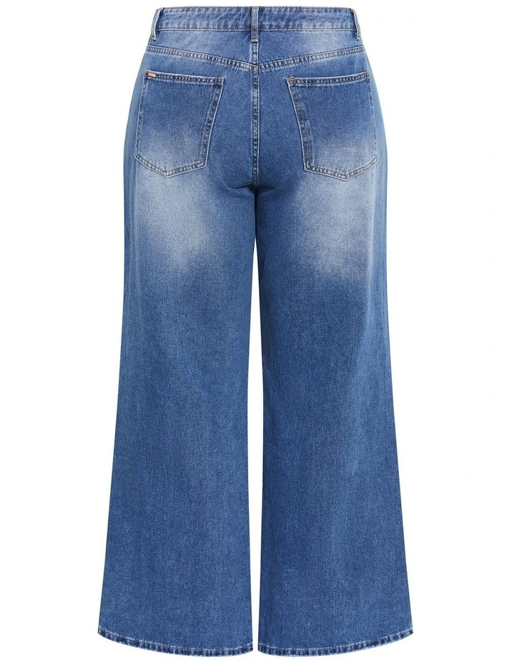 Harley Fit Harriet Wide Leg Jean in Light Wash image 4