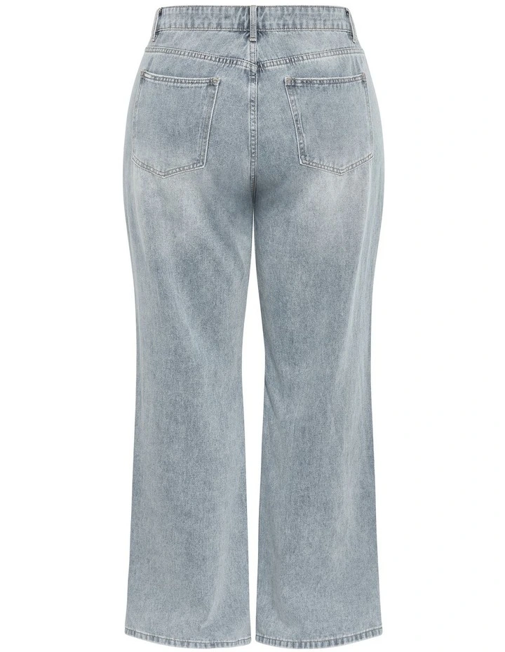 Harley Fit Harriet Wide Leg Jean in Dirty Wash image 4