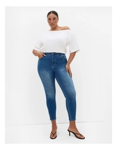 Harley Fit Karla Skinny Jean in Dark Wash
