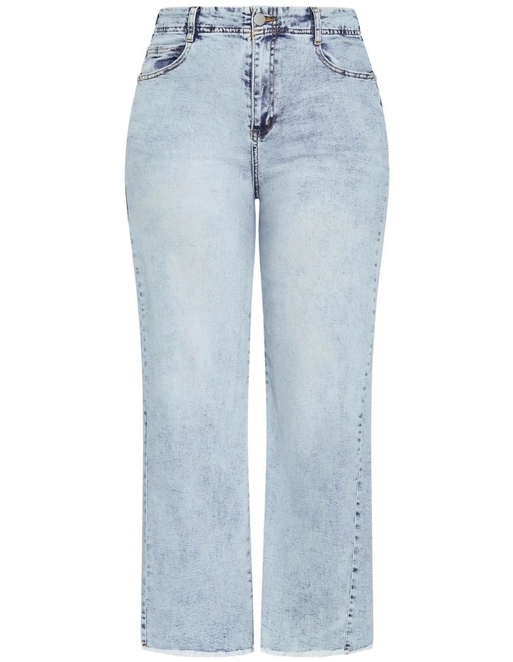 Harley Fit Aliya Wide Leg Jean in Light Wash image 3