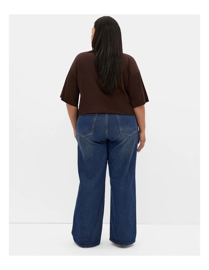 Harley Fit Talia Wide Leg Jean in Dark Wash image 2