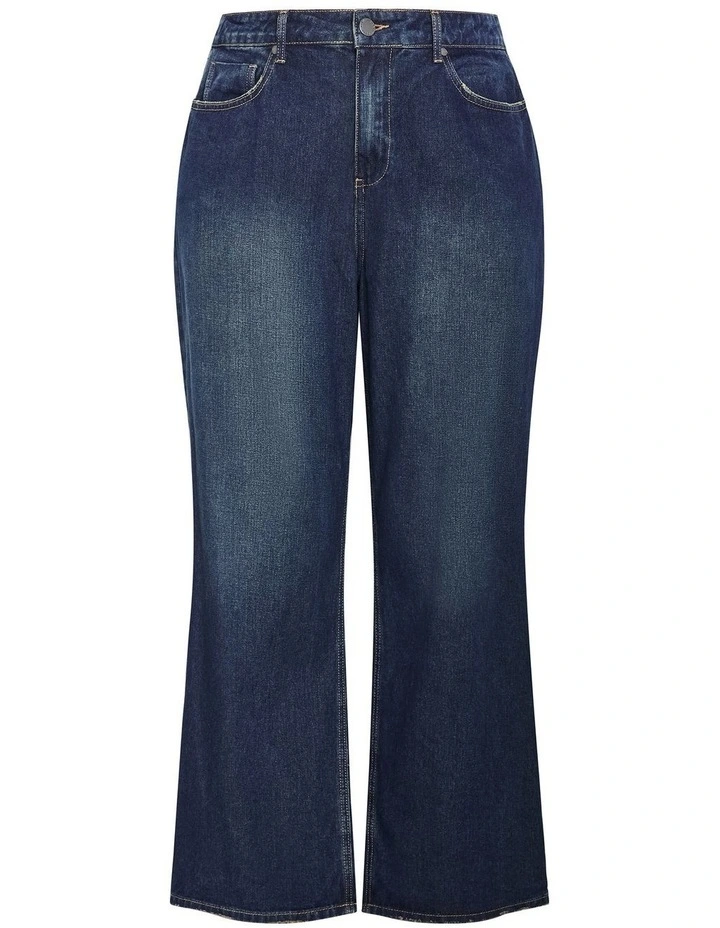 Harley Fit Talia Wide Leg Jean in Dark Wash image 3