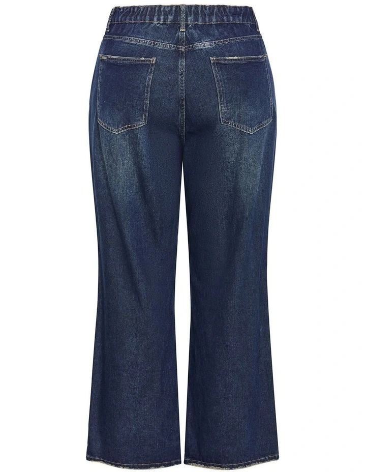 Harley Fit Talia Wide Leg Jean in Dark Wash image 4