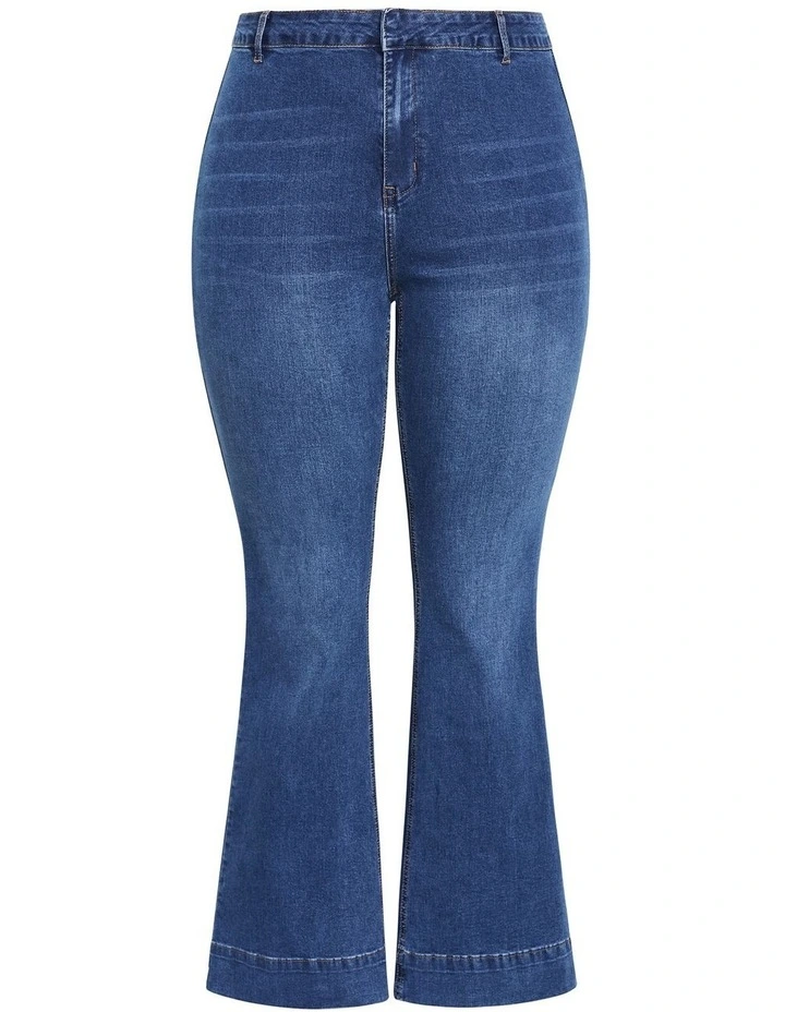 Harley Fit West End Jean in Mid Wash image 3