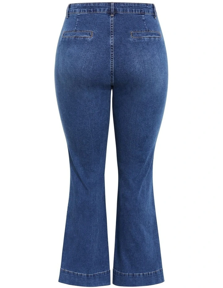 Harley Fit West End Jean in Mid Wash image 4