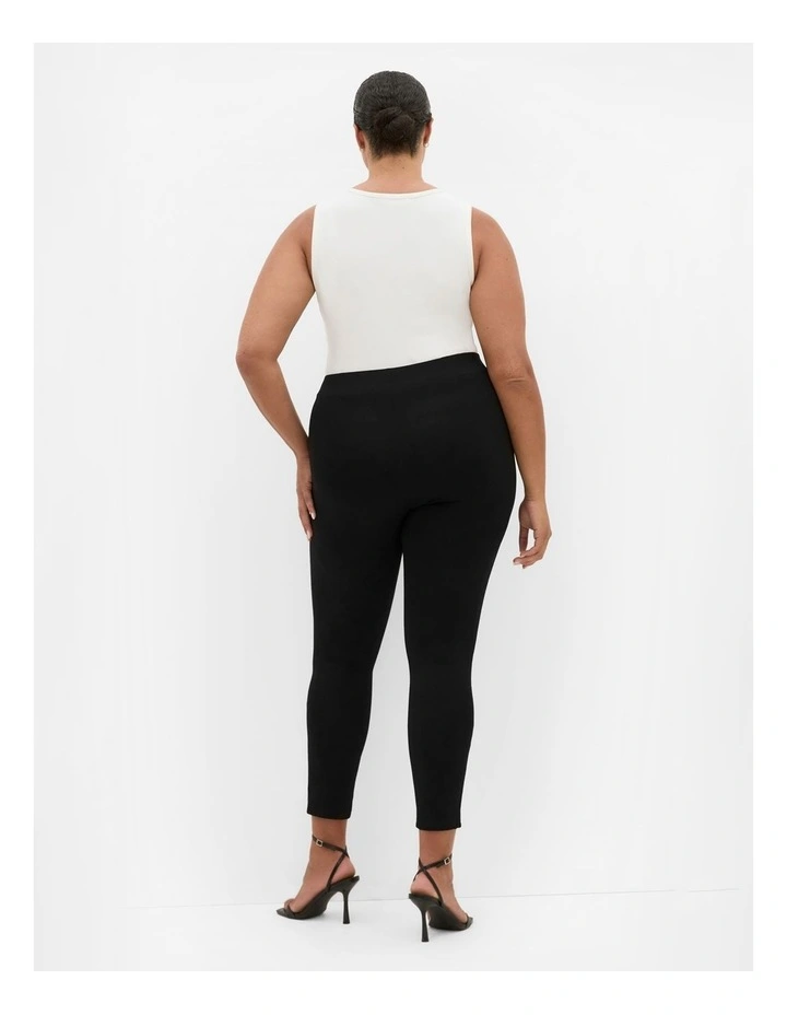 Cora Ponte Legging in Black image 2