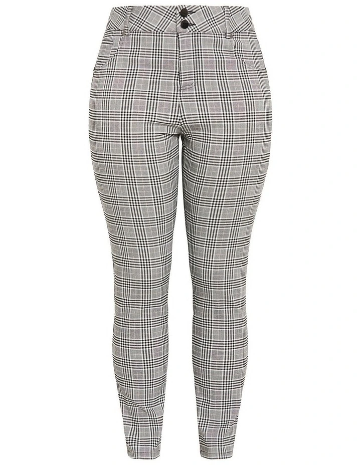Bengaline Check Pant in Black image 3