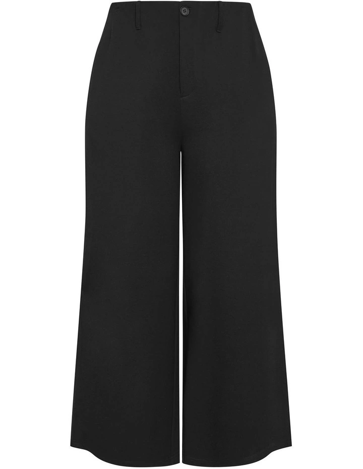 Peyton Ponte Pant in Black image 4