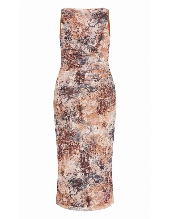 Western Print Maxi Dress in Urban Oasis image 4