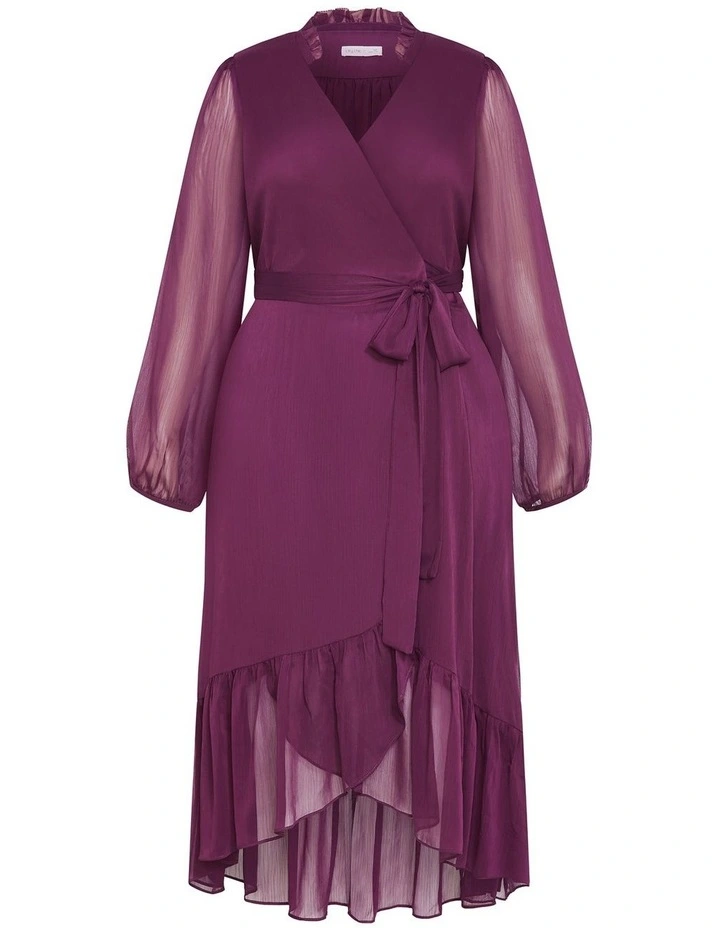 Instinct Maxi Dress in Spiced Plum image 3