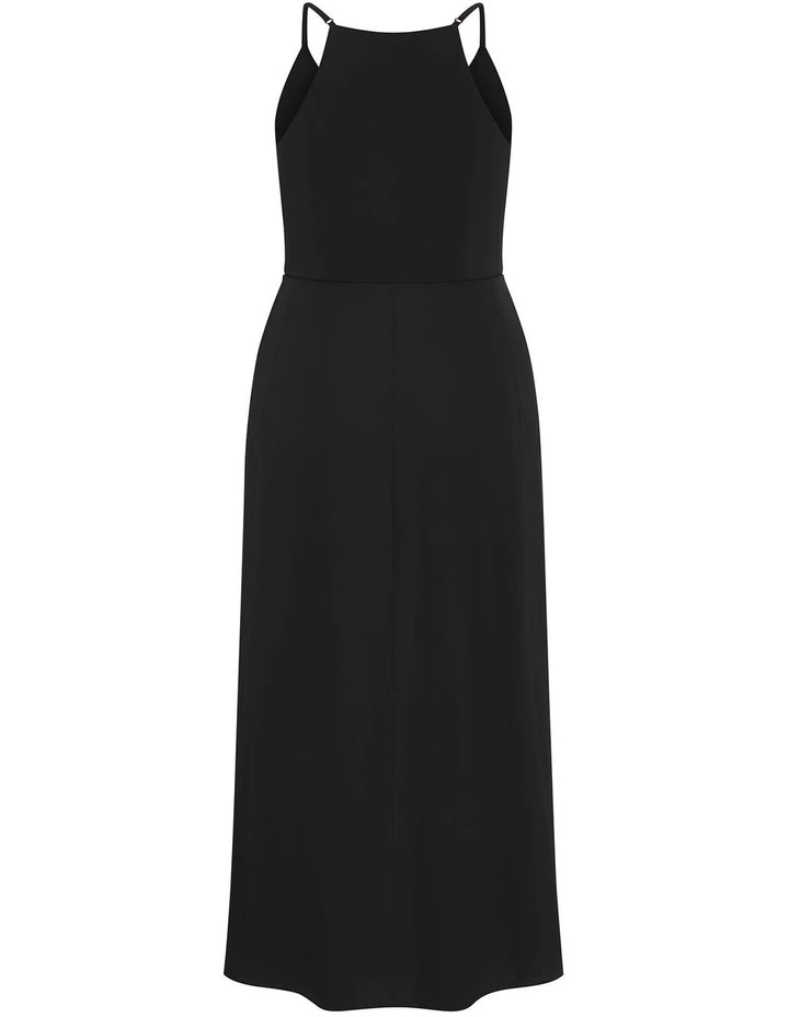 Divine Overlay Maxi Dress in Black image 4