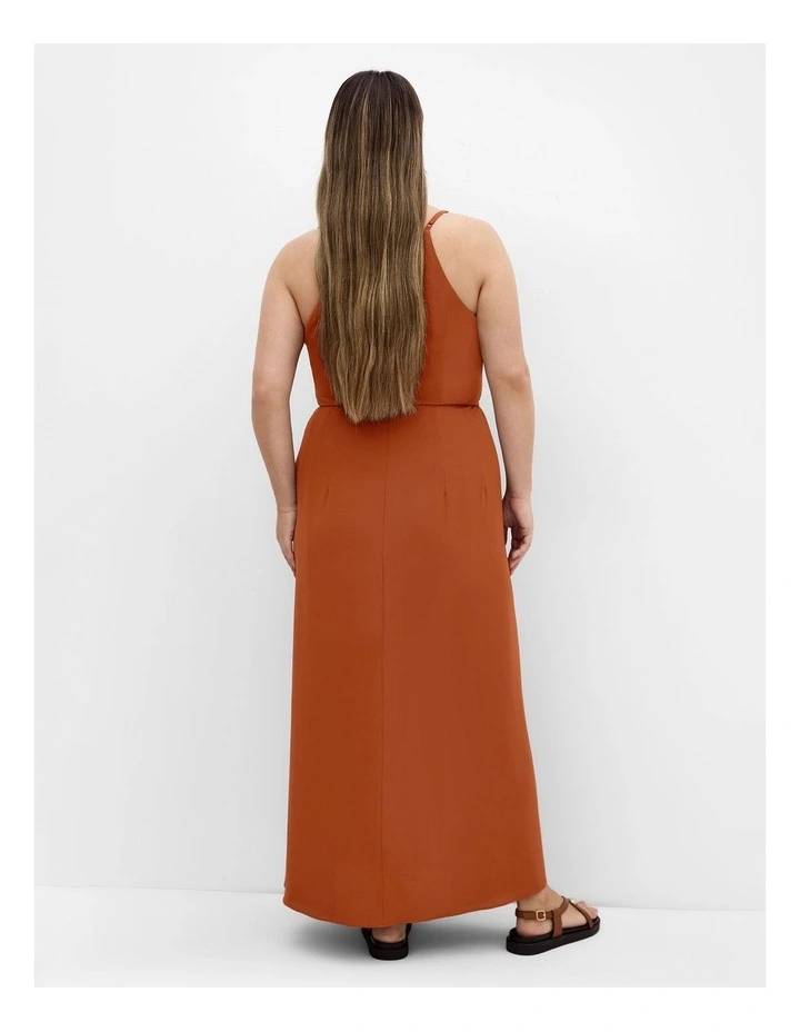 Divine Overlay Maxi Dress in Burnt Spice image 2