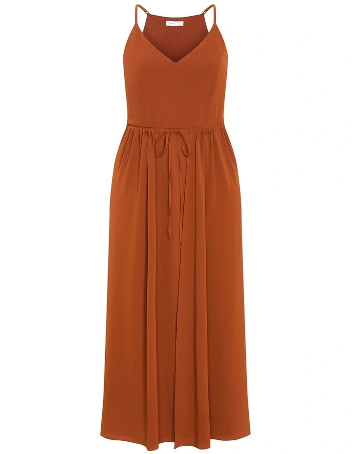 Divine Overlay Maxi Dress in Burnt Spice image 3