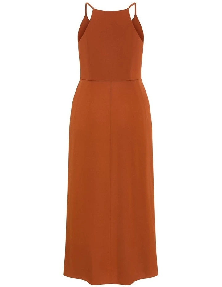 Divine Overlay Maxi Dress in Burnt Spice image 4