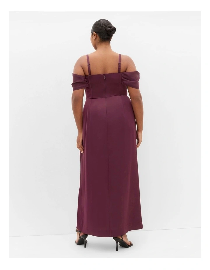 Forbidden Love Maxi Dress in Mulberry image 2