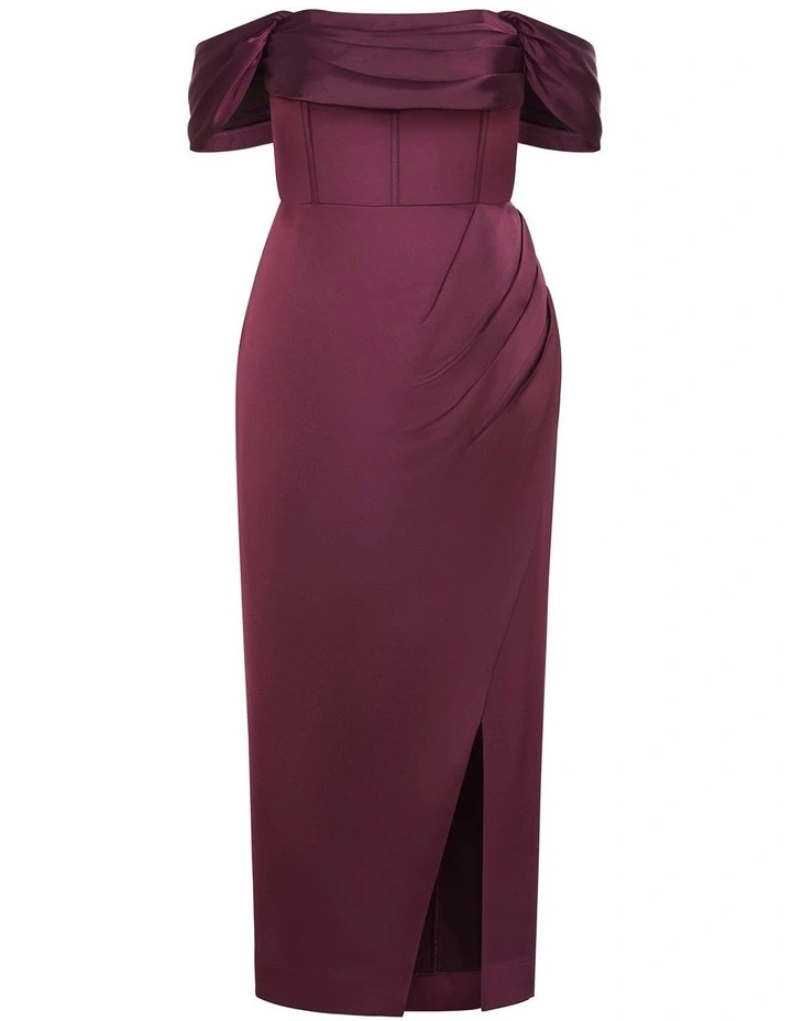 Forbidden Love Maxi Dress in Mulberry image 3