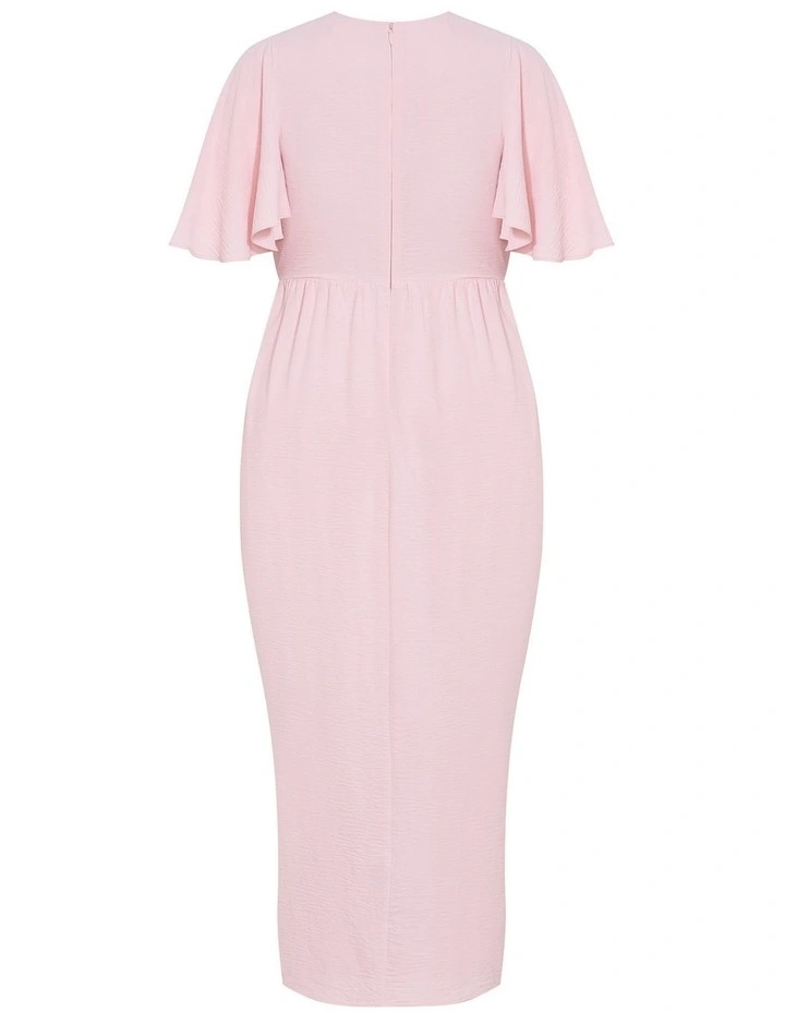 Braelynn Drape Maxi Dress in Heavenly Pink image 4
