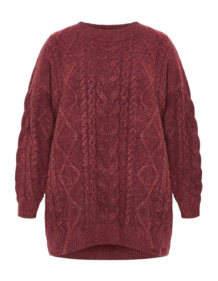 Jojo Jumper in Wine image 3