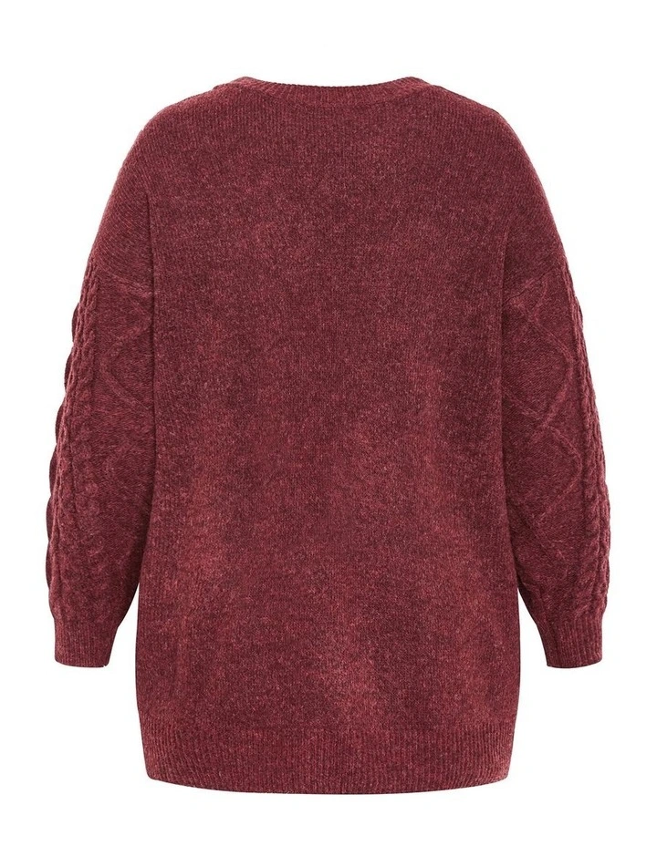 Jojo Jumper in Wine image 4