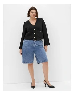 Annabelle Boucle Jacket in Black