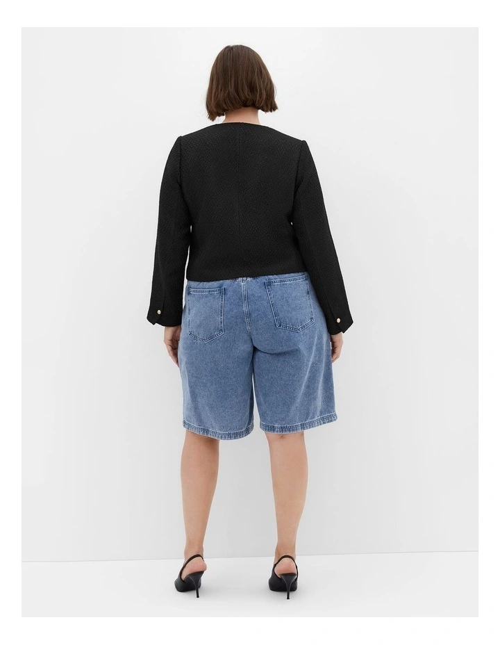 Annabelle Boucle Jacket in Black image 2