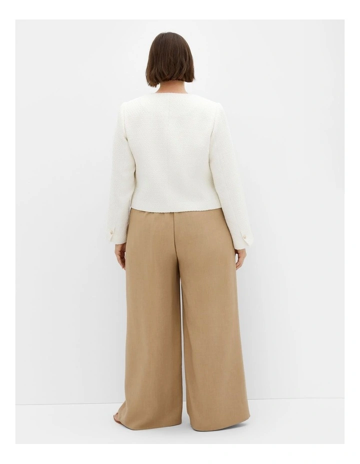 Annabelle Boucle Jacket in Cream image 2