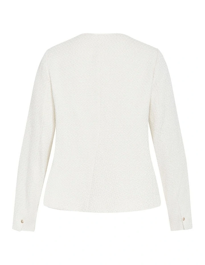 Annabelle Boucle Jacket in Cream image 4