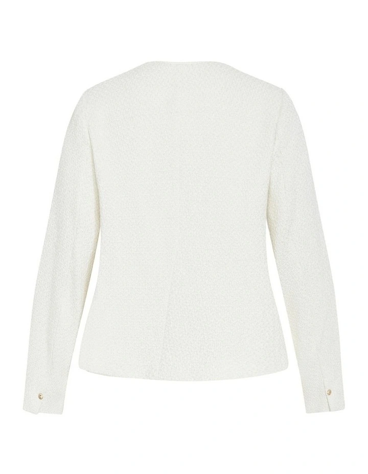 Annabelle Boucle Jacket in Cream image 7