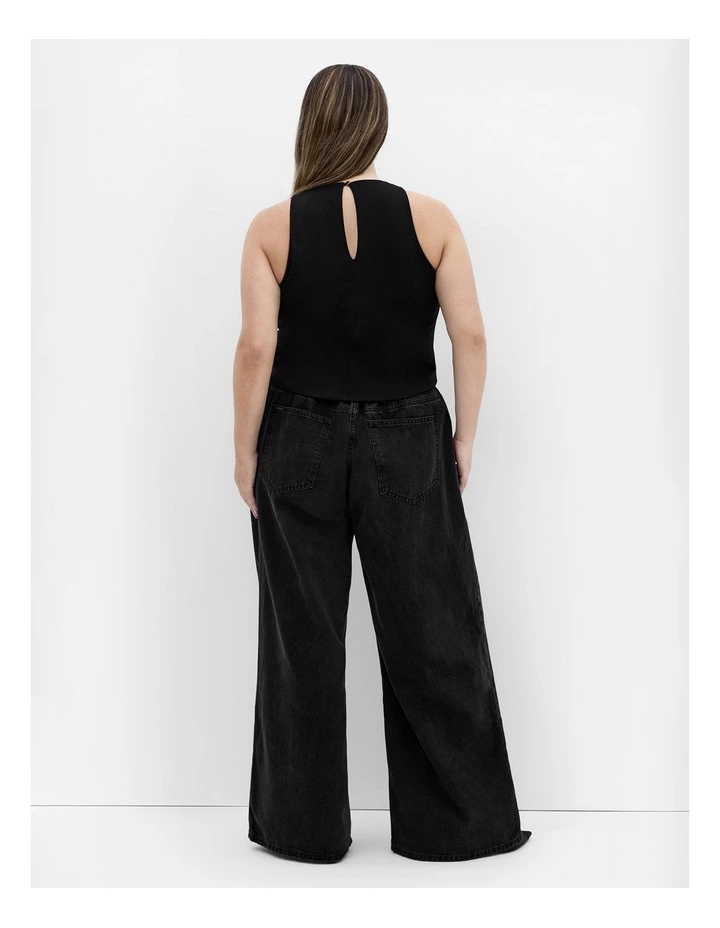 Urban Soul Top in Black image 2