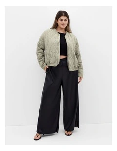 Baylee Puffer Jacket in Khaki
