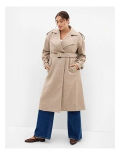 Nadia Trench in Caramel